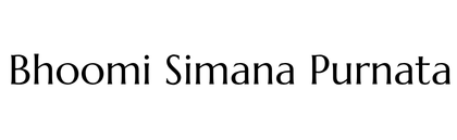 Bhoomi  Simana Purnata Logo